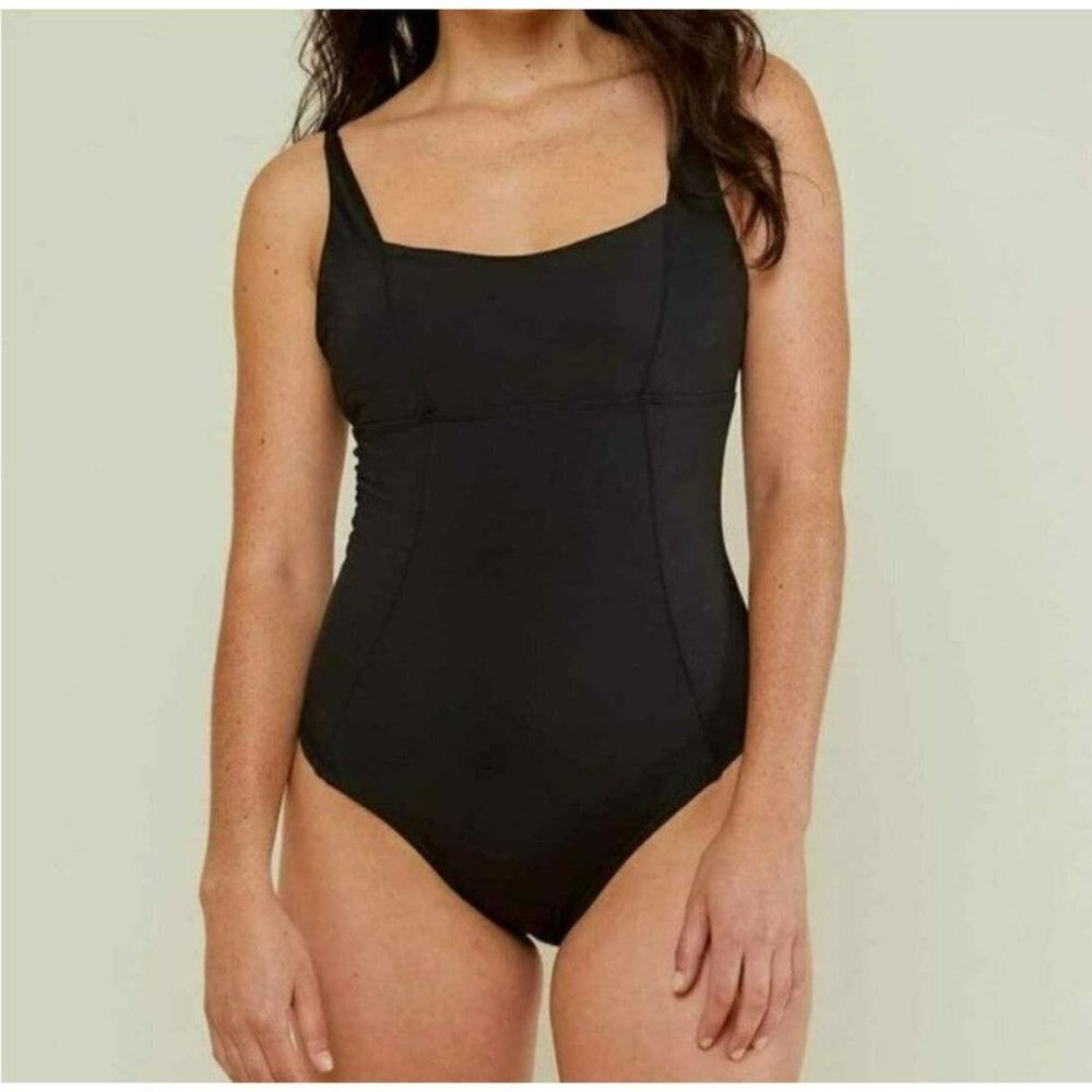 Andie Swim‎ Havana One Piece Swimsuit Bathing Suit Black Size XL